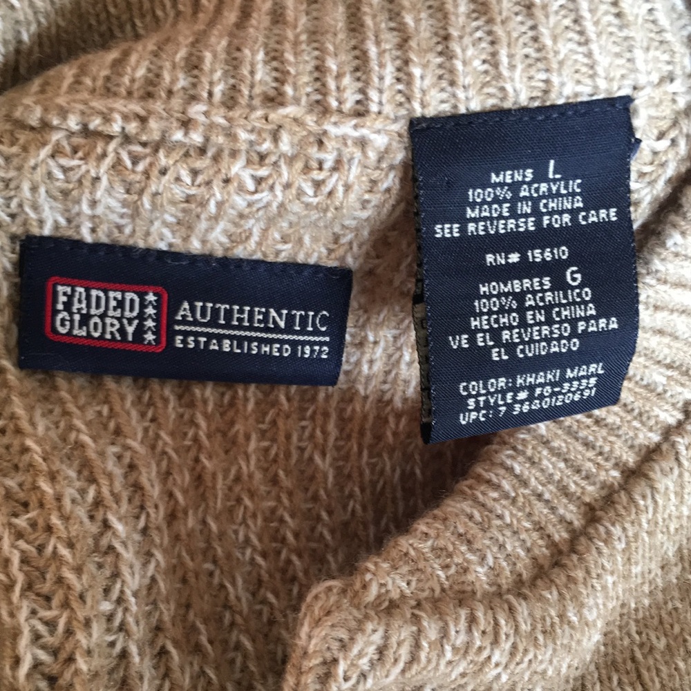 Vintage Oversized Henley Sweater - Picture 4 of 4
